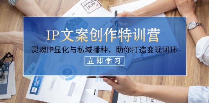(14330期)IP文案创作特训营,灵魂IP显化与私域播种,助你打造变现闭环(14节课)-老鹰博客