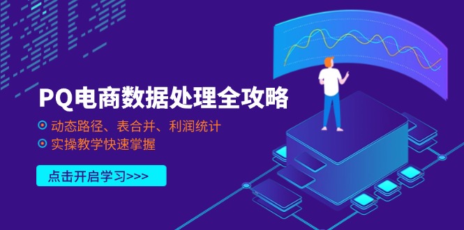（14240期）PQ电商数据处理全攻略，动态路径、表合并、利润统计，实操教学快速掌握-老鹰博客