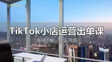 TikTok小店运营出单课,从开店选品、运营出单、发货回款,进行全流程讲解-老鹰博客
